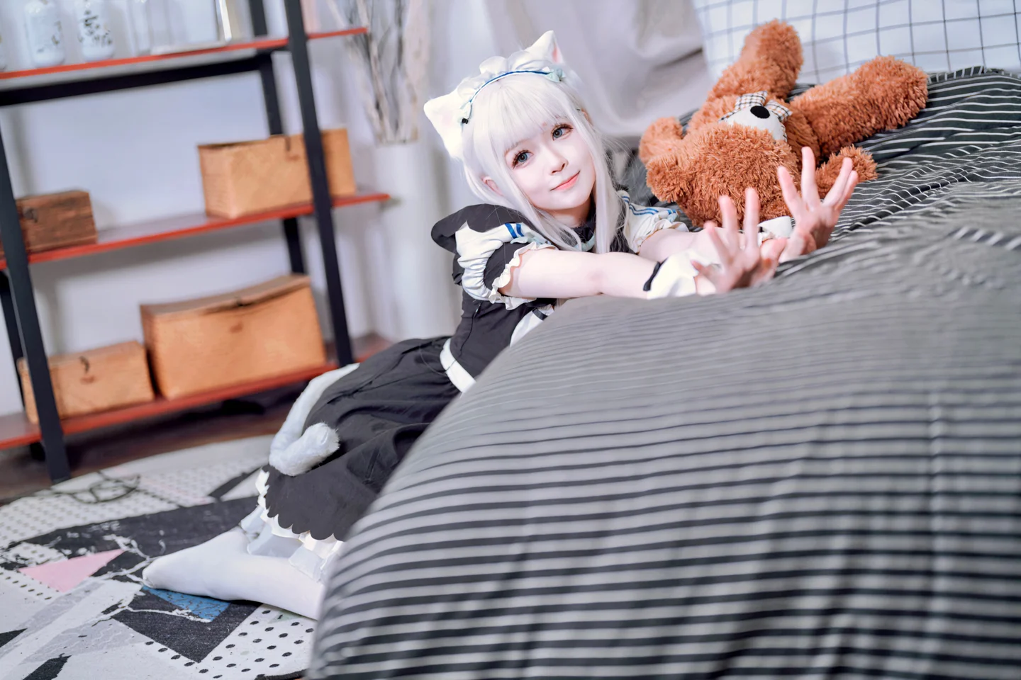 「茶教授」猫耳女仆 [18P] icoser.la (016).webp